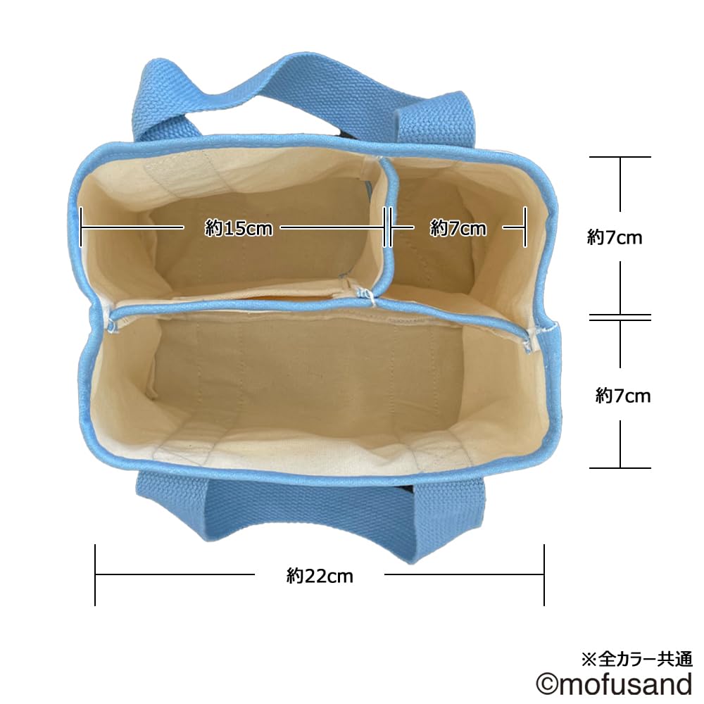 Amazon.co.jp: mofusand 中仕切りミニトートバッグ ＜ B 海の